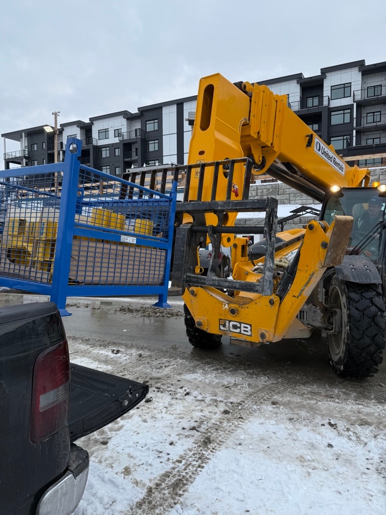 MIGHTYRAIL in action on construction site